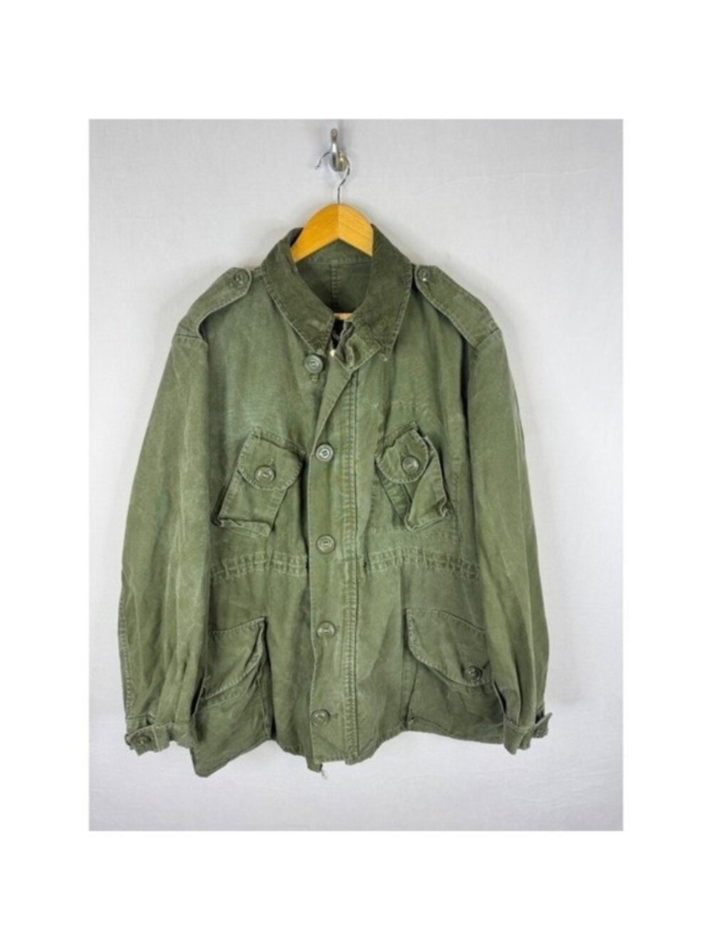 Vintage 1972 Confection Frontenac OG 107 GS MK II Military Combat Jacket Large